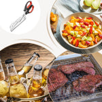 Multi-functional Professional Kitchen Scissors with Comfort Grip for Fruits, Bread, Steak and Chicken