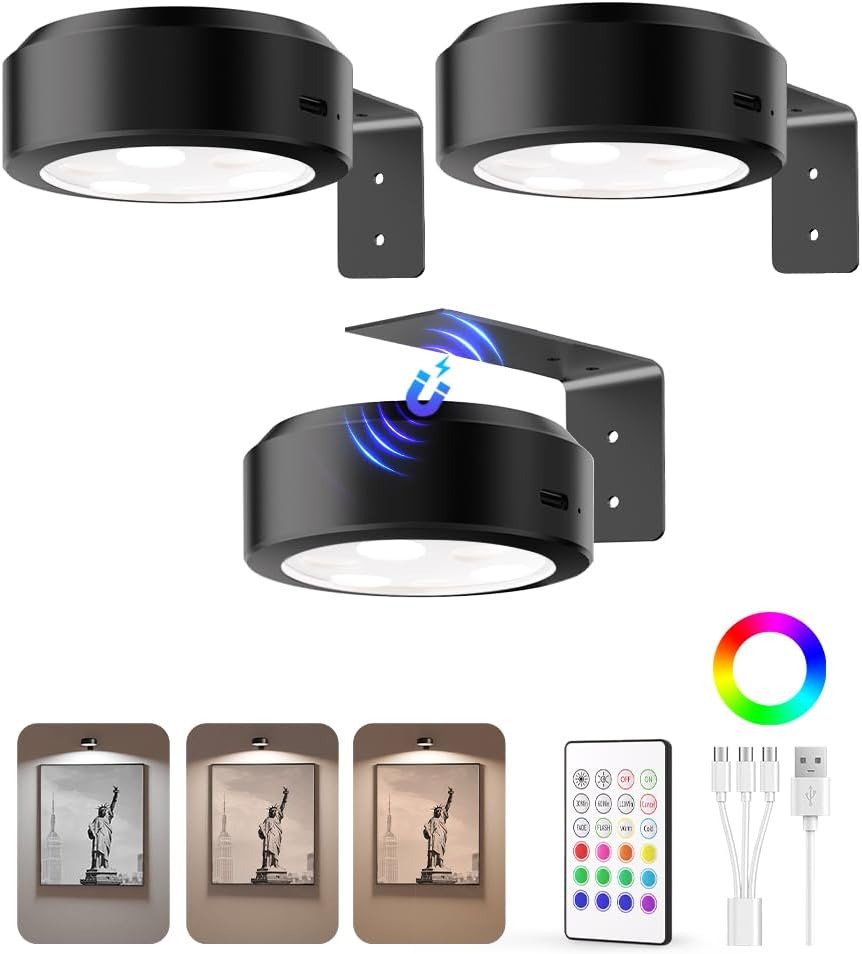 💡Magnetic Painting Light with 13 Lighting Modes 3 PACK