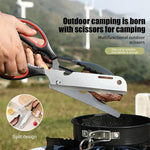 Multi-functional Professional Kitchen Scissors with Comfort Grip for Fruits, Bread, Steak and Chicken