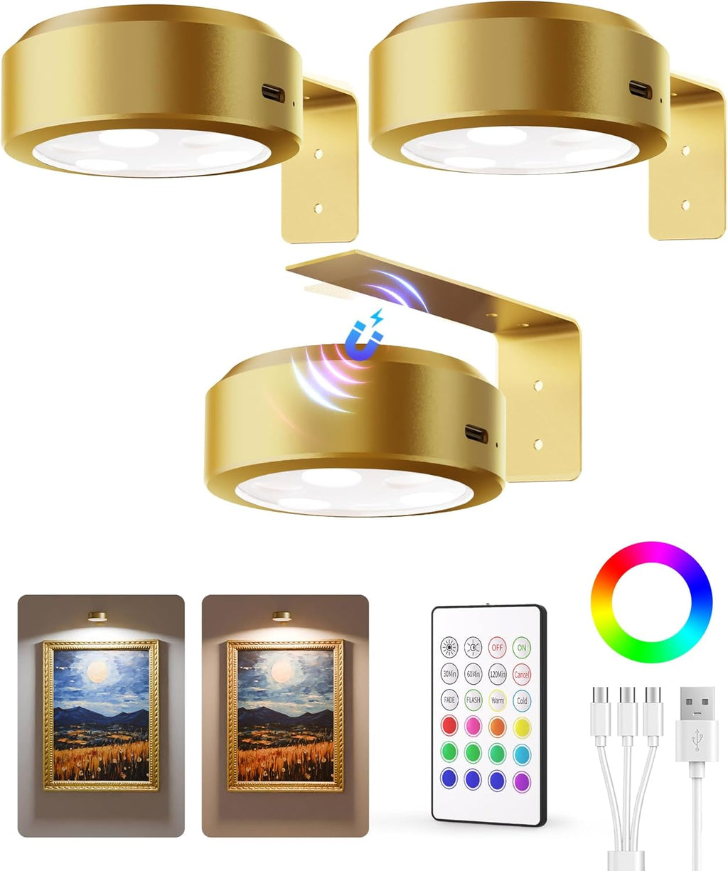 💡Magnetic Painting Light with 13 Lighting Modes 3 PACK