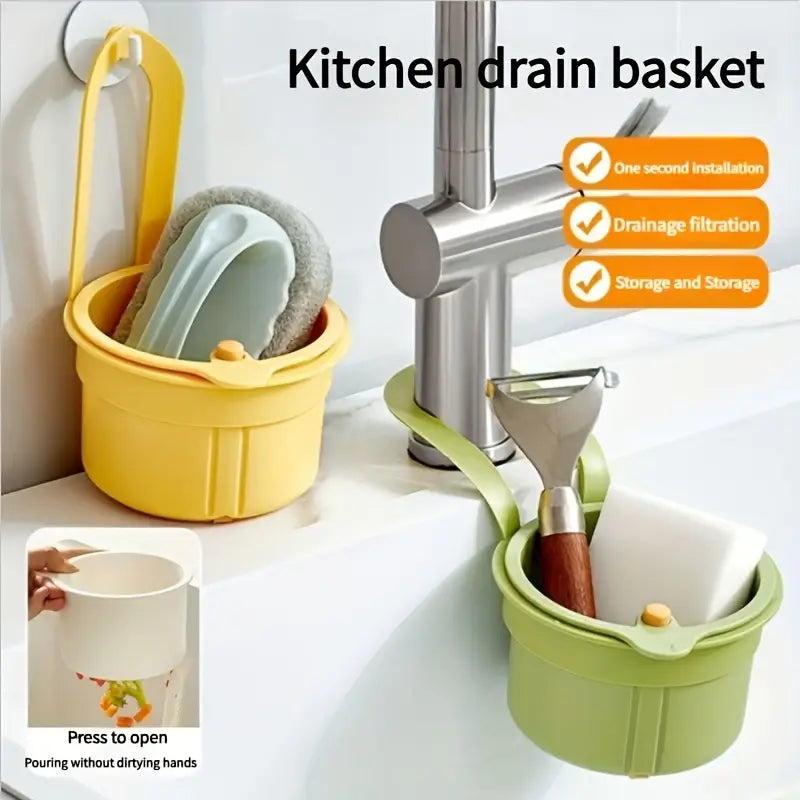 Hanging Sink Drain Basket 2 PACK
