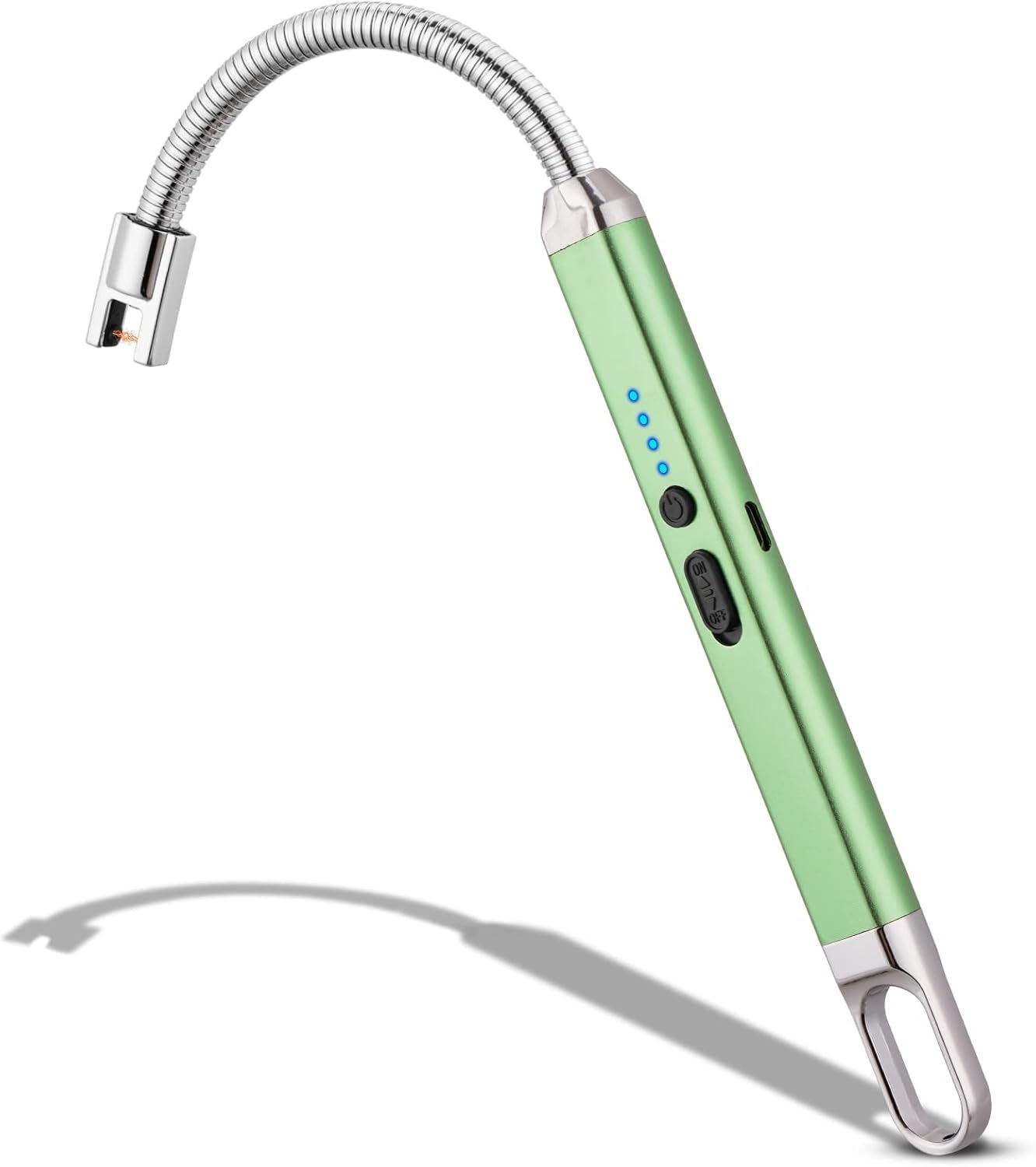 iinboBBQ Lighter Electric Lighter Rechargeable USB Lighter with LED Battery Display