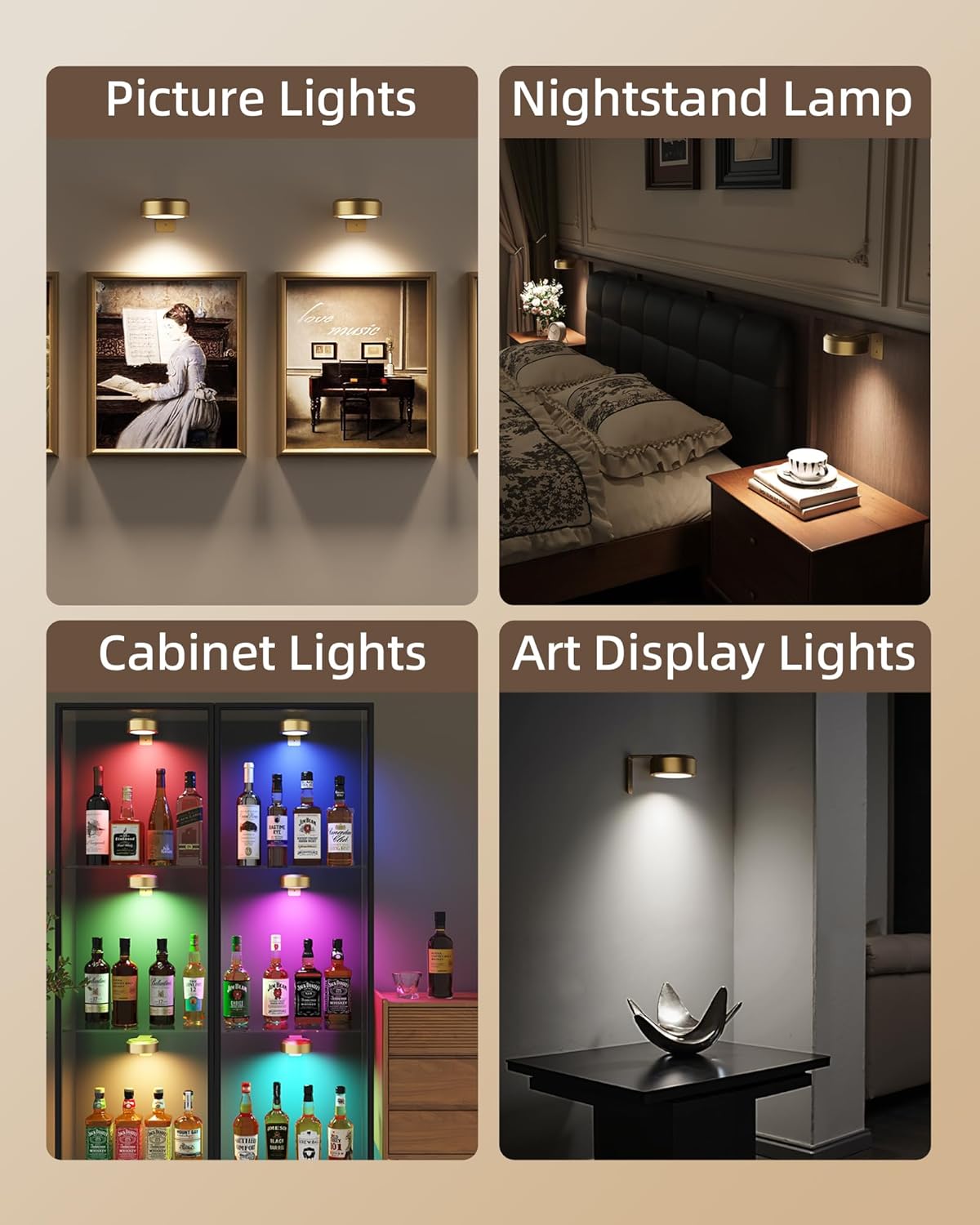 💡Magnetic Painting Light with 13 Lighting Modes 3 PACK