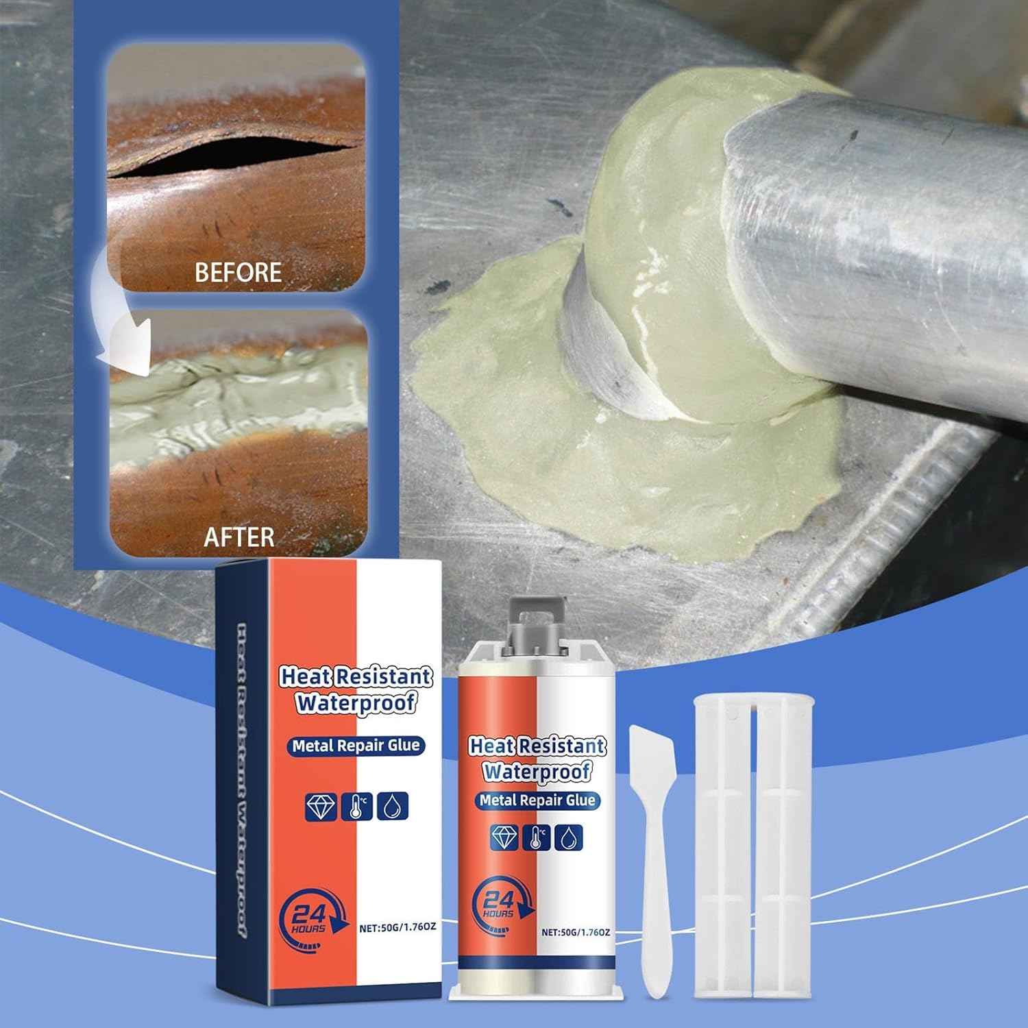 Max Strength Metal Repair Super Glue BUY 1 GET 1 FREE