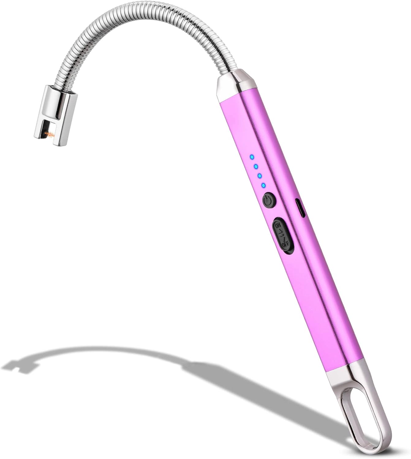 iinboBBQ Lighter Electric Lighter Rechargeable USB Lighter with LED Battery Display