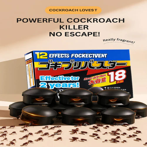 🌿100% Plant Based Japan Combat Roach Killing Bait station BUY 1 GET 1 FREE