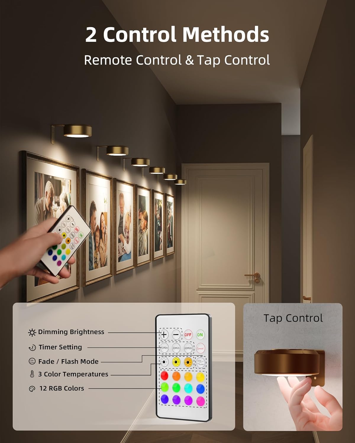 💡Magnetic Painting Light with 13 Lighting Modes 3 PACK