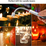 iinboBBQ Lighter Electric Lighter Rechargeable USB Lighter with LED Battery Display