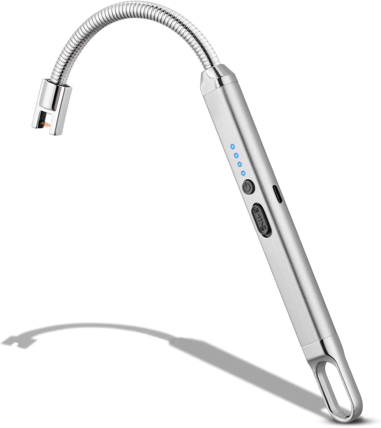 iinboBBQ Lighter Electric Lighter Rechargeable USB Lighter with LED Battery Display