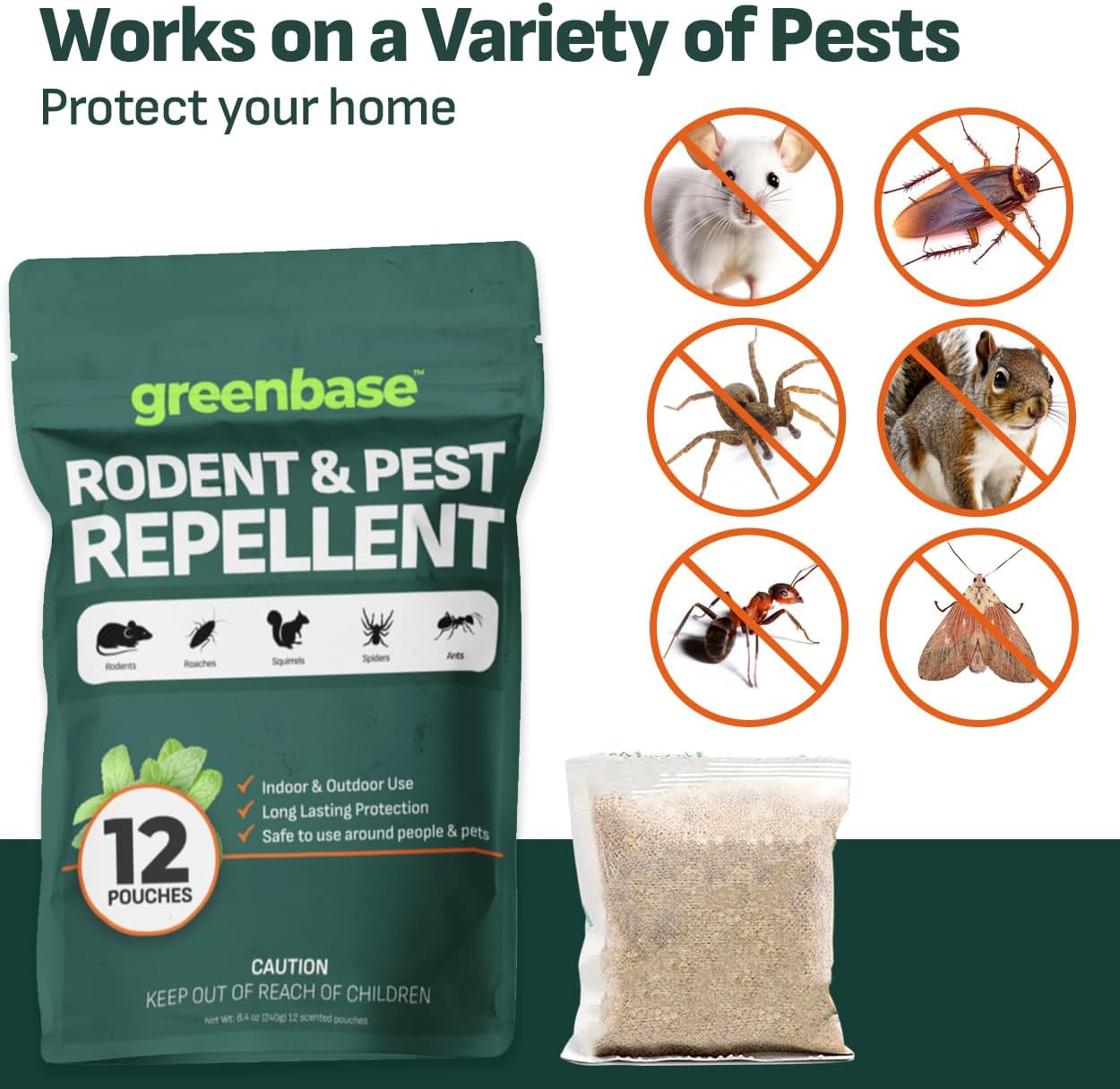 Rodent Repellent Pouches – Extra Strength Peppermint & Rosemary