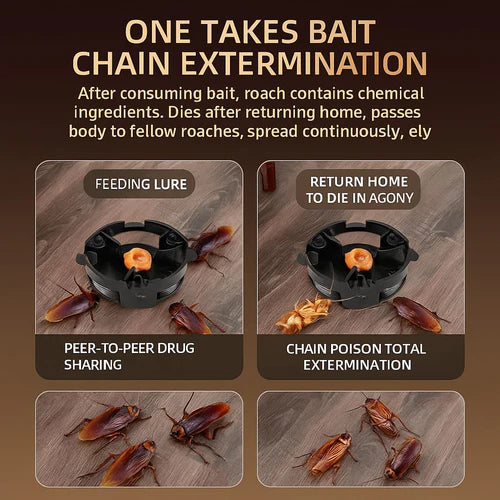🌿100% Plant Based Japan Combat Roach Killing Bait station BUY 1 GET 1 FREE