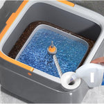 Mop 360 Cleaning Mop Telescopic Household Ceiling Cleaning Brush Tool Self-draining to Clean Tiles and Walls