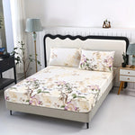 Bed Sheet & 2 Pillowcase Set - 100% Cotton All-Season Comfort, Machine Washable - Includes Fitted Sheet and 2 Pillowcases for Twin