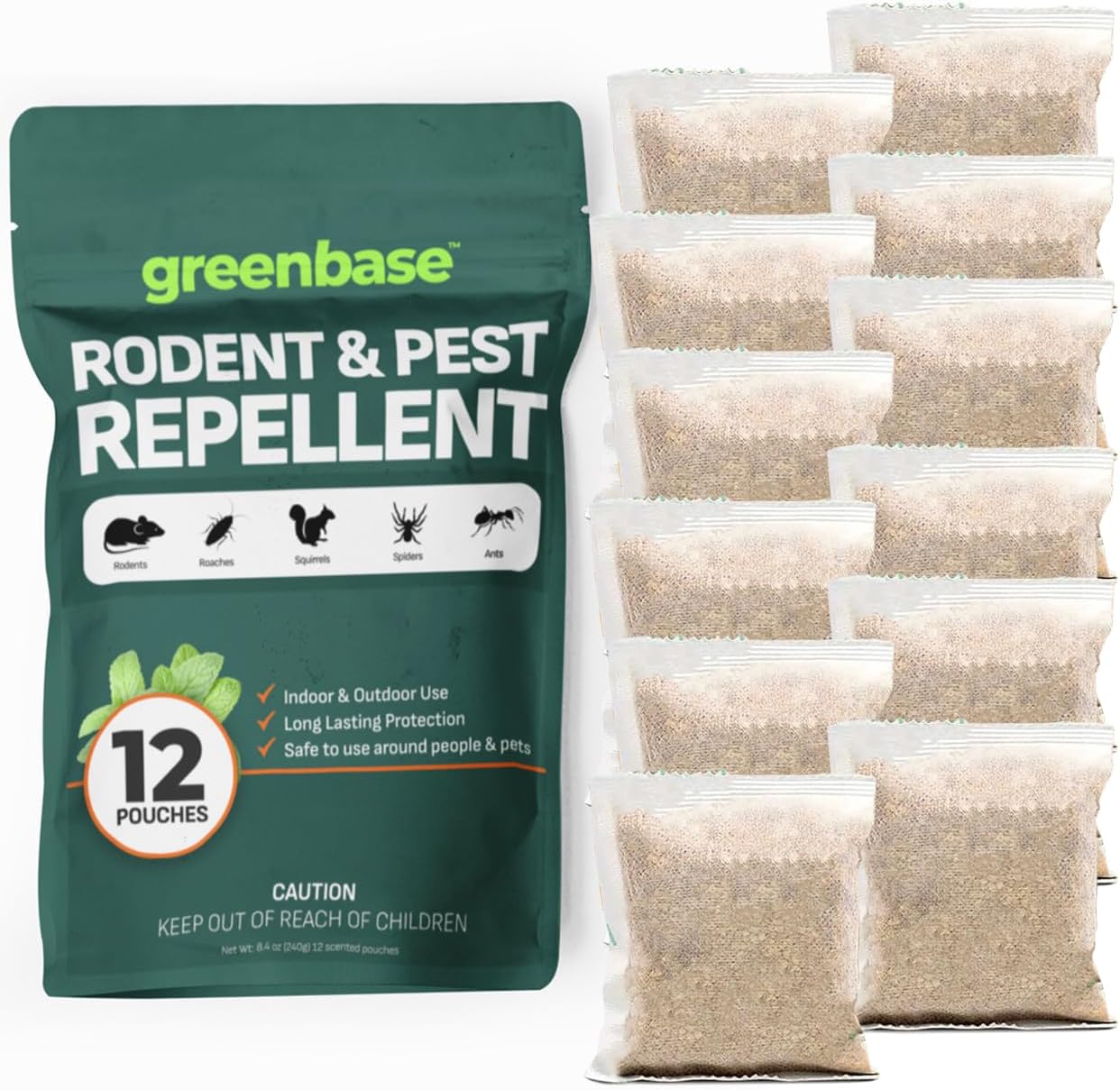 Rodent Repellent Pouches – Extra Strength Peppermint & Rosemary