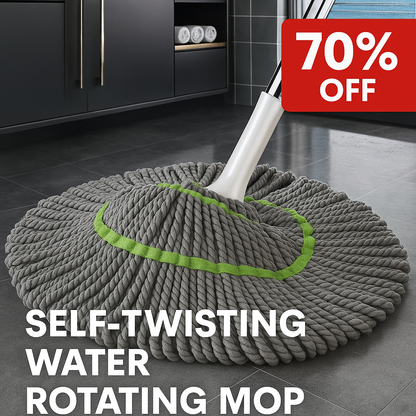 Self-twisting Water Rotating Mop